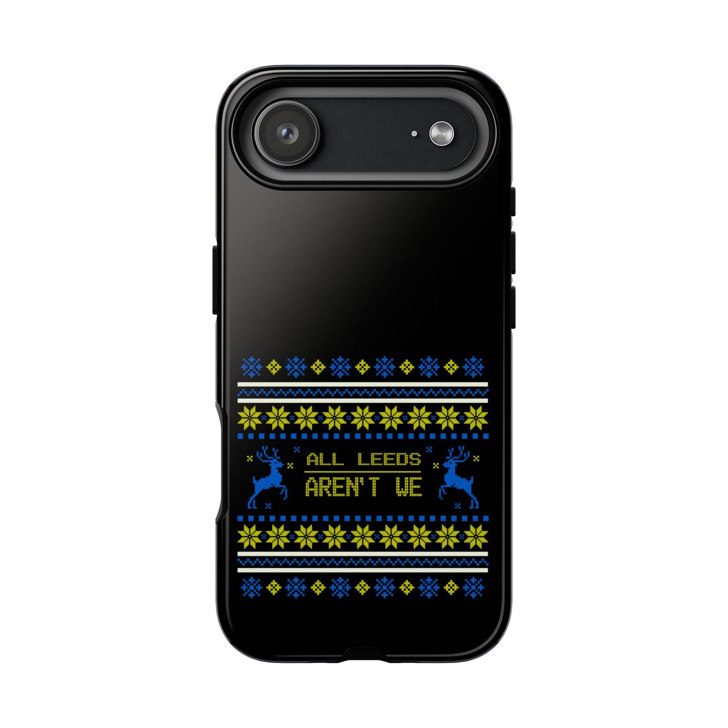 LUFC 'All Leeds Aren't We' Phone  Case: Christmas Edition