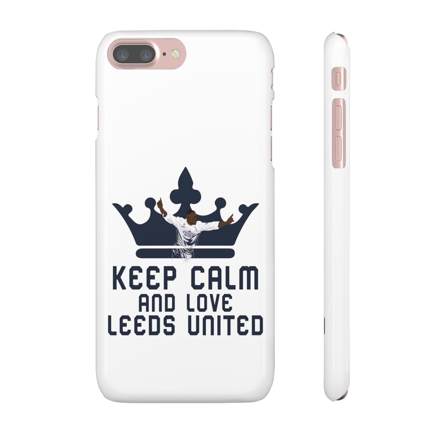 Funda para teléfono Snap - Mantenga la calma y ame al Leeds United