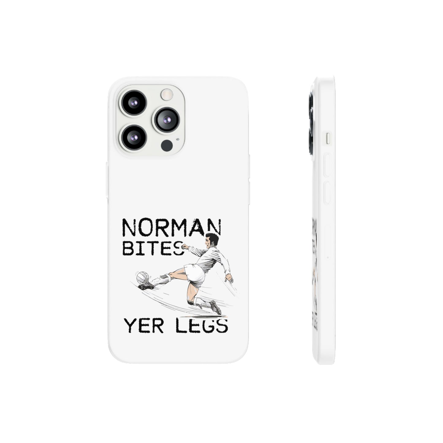 LUFC Norman Bites 'YER LEGS’ Flexi  Case