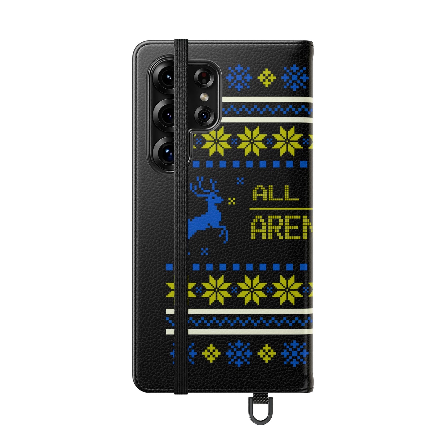 LUFC "All Leeds Aren't We" Flip Case  Phone Wallet: Christmas Edition