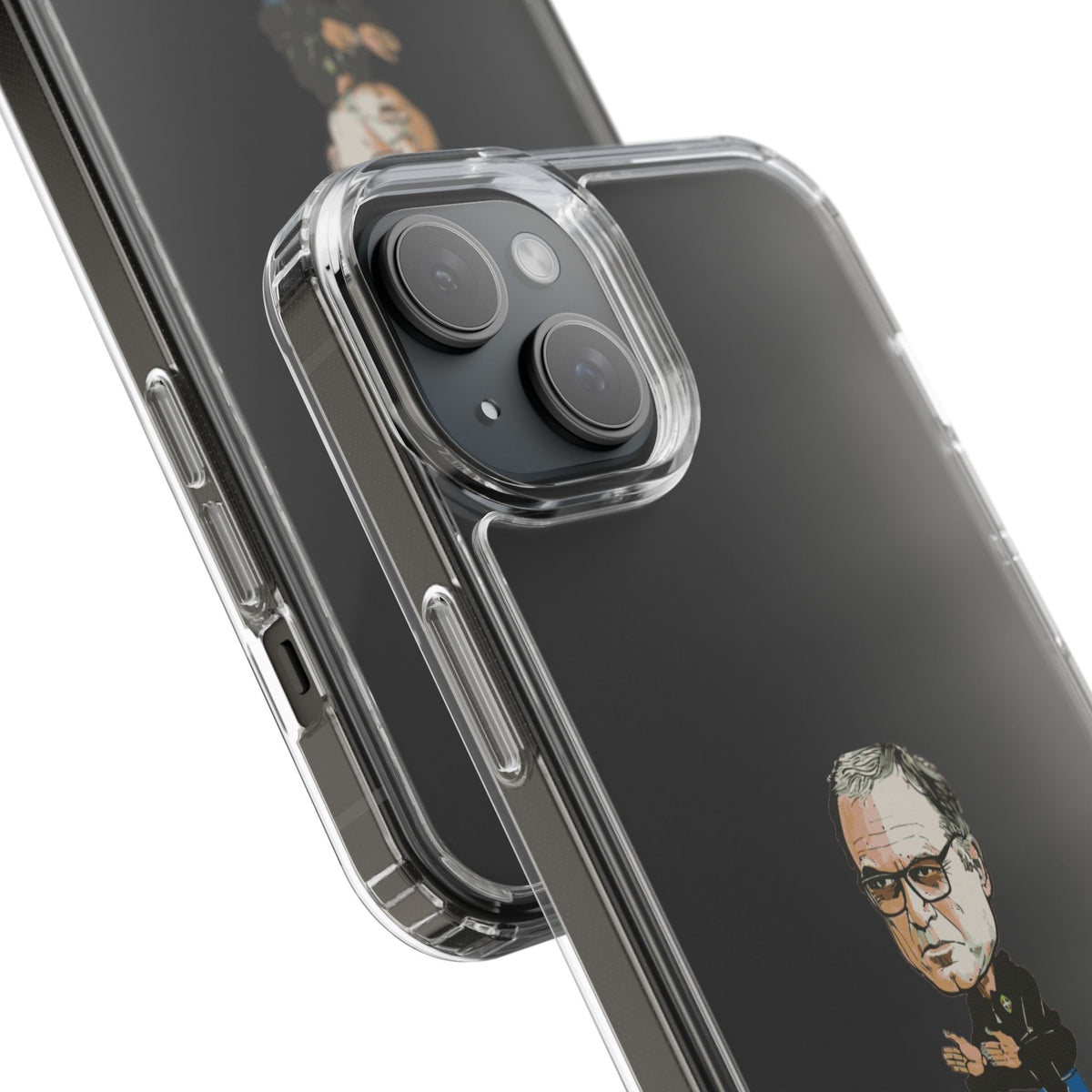 Clear Phone Case - Cartoon Bielsa the Godfather