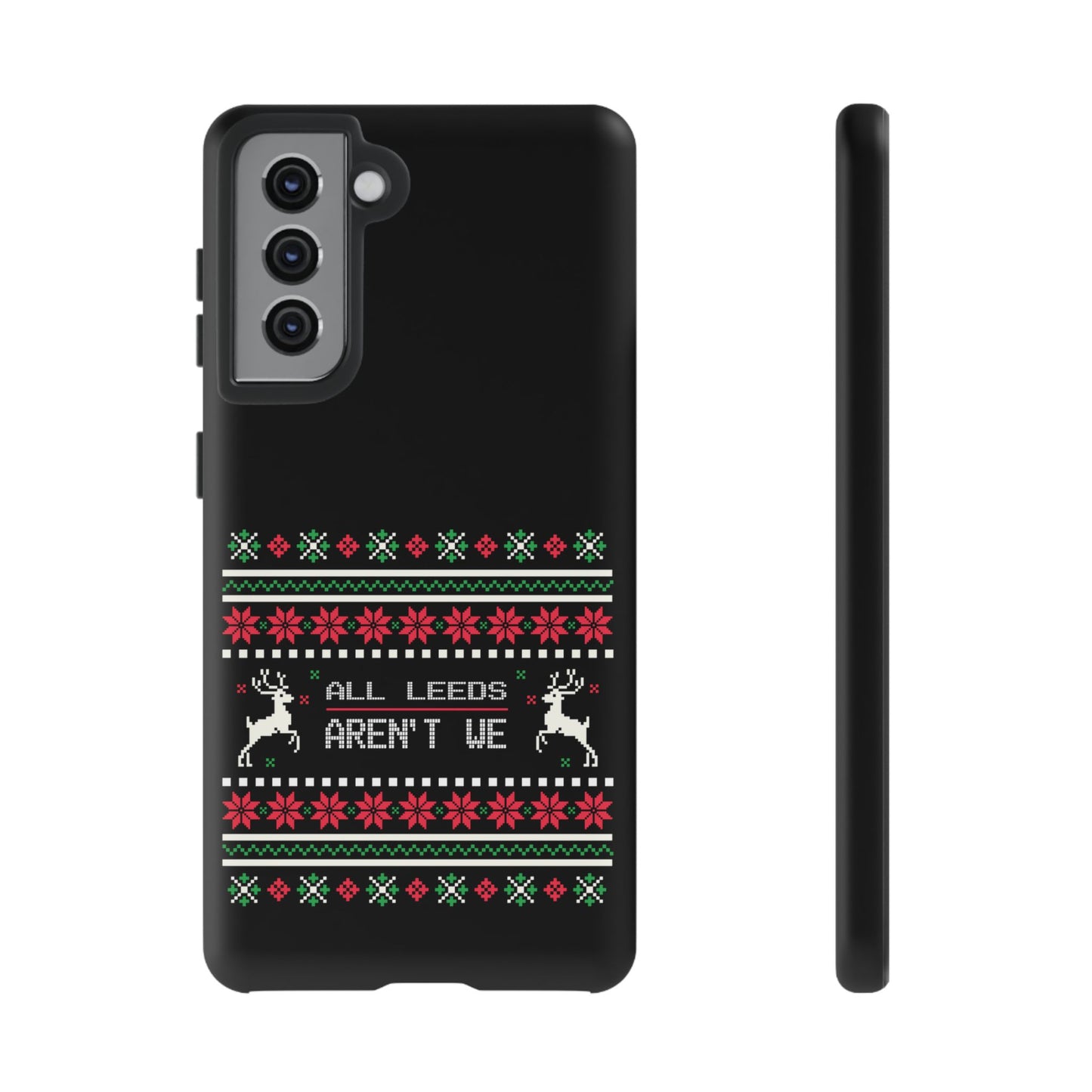 LUFC 'All Leeds Aren't We' Phone  Case: Christmas Edition