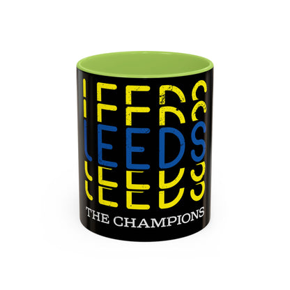 Leeds United “The Champions” Accent  Mug