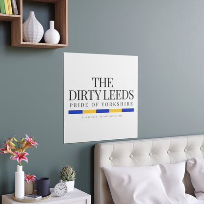 20 LUFC “Leeds United” Silk Poster - Lufcnews.co.uk