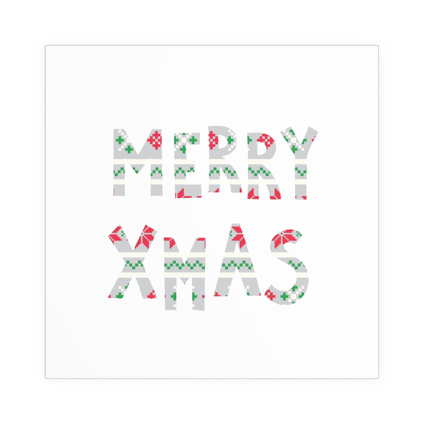 LUFC “Merry Xmas” Christmas  Design Logo Wall Art for Home &  Outdoors