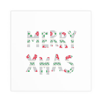 LUFC “Merry Xmas” Christmas  Design Logo Wall Art for Home &  Outdoors