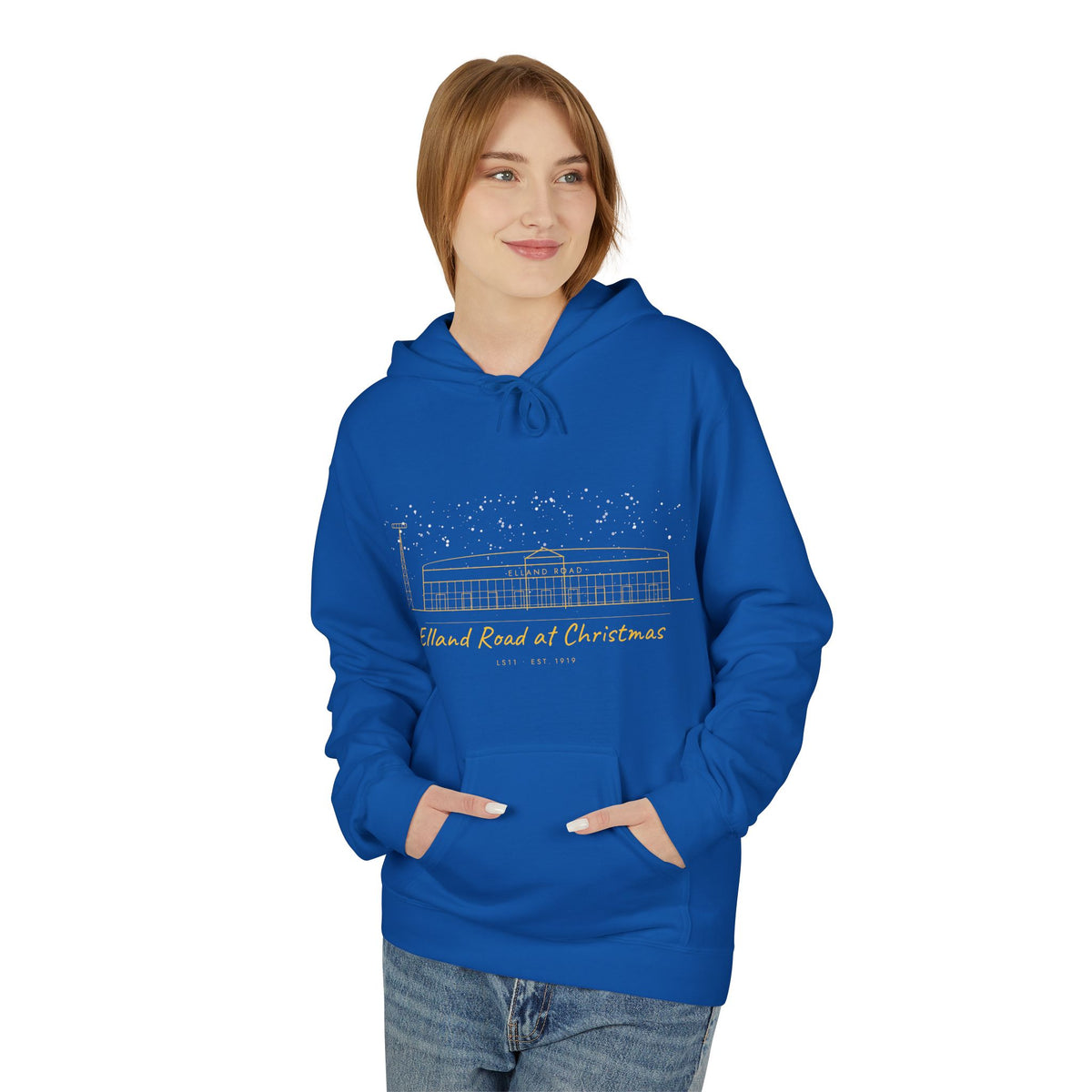 Elland Road at Christmas Hoodie