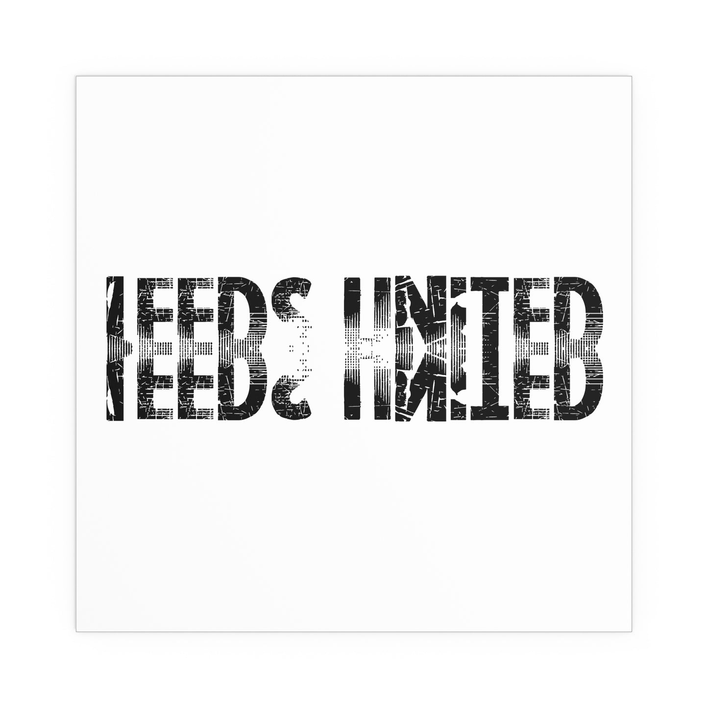 LUFC “Leeds United” Silk Poster