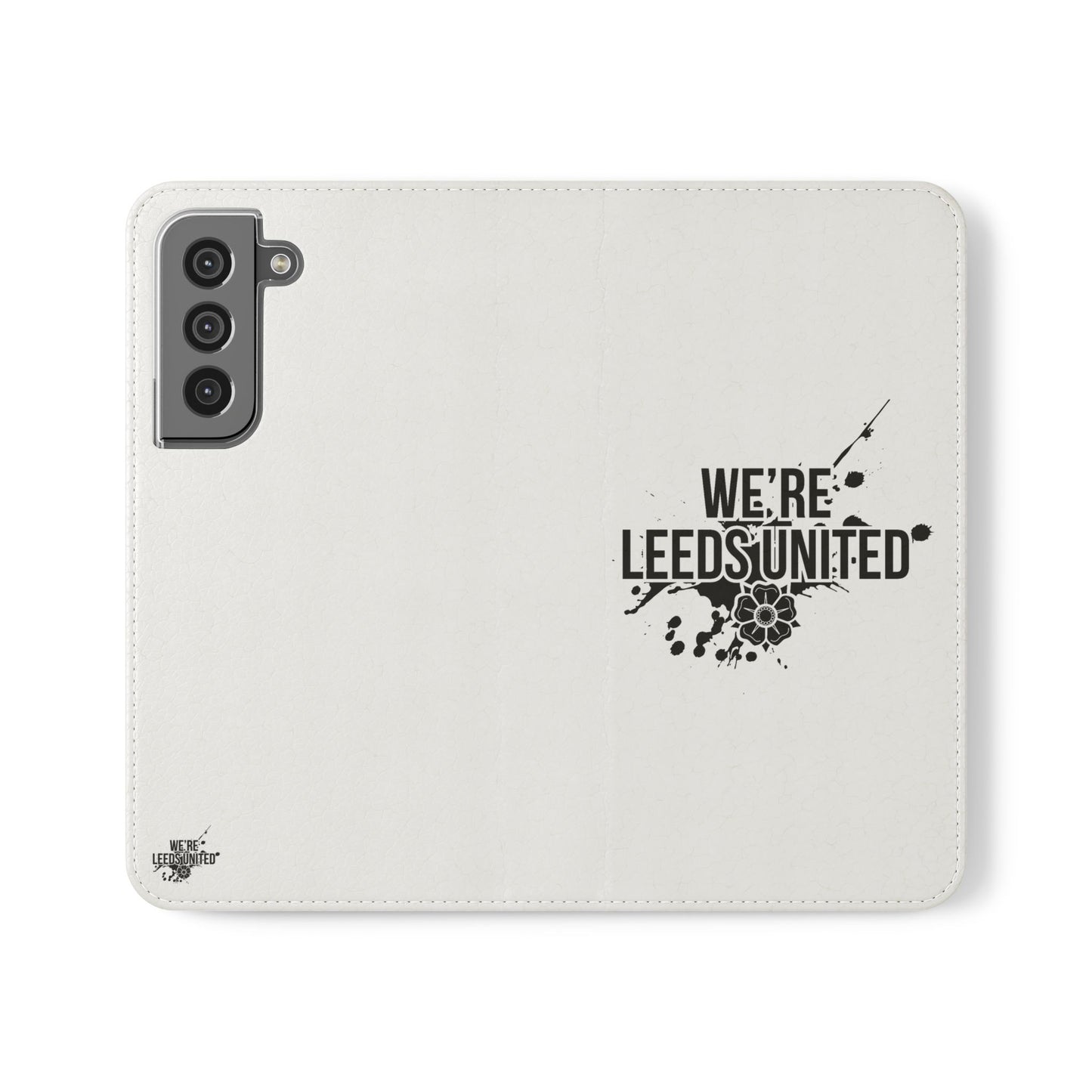 LUFC "We're Leeds United" Flip Case  Phone Wallet