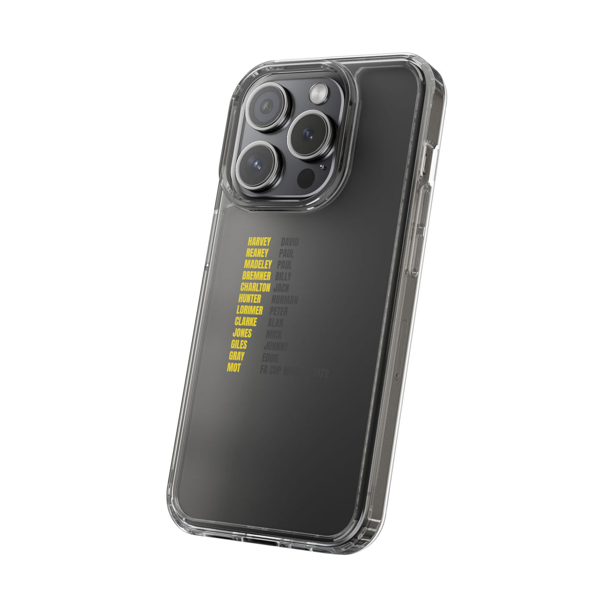 Clear Phone Case - 1972 FA Cup Winners
