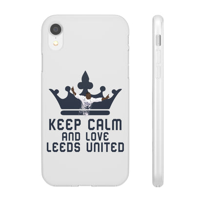 Funda flexible: mantén la calma y ama al Leeds United