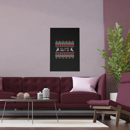 LUFC “All Leeds Aren’t We”  Christmas Design Logo Wall Art for  Home & Outdoors