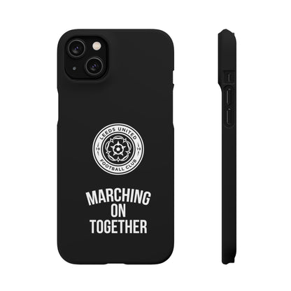 05 Snap Phone Case — "All Leeds Aren't We" Blue & Yellow Emblem