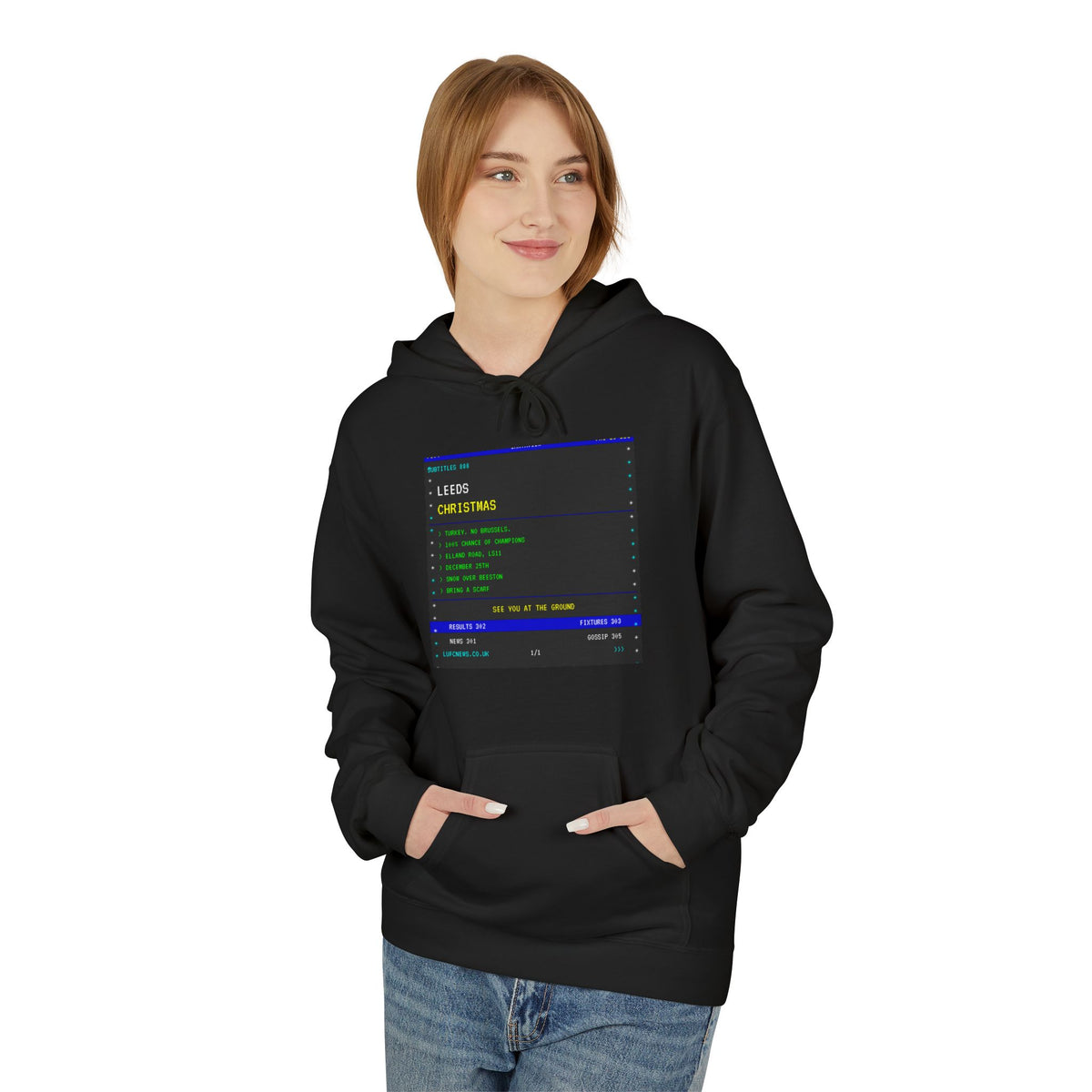 Leeds Santaview Christmas Hoodie