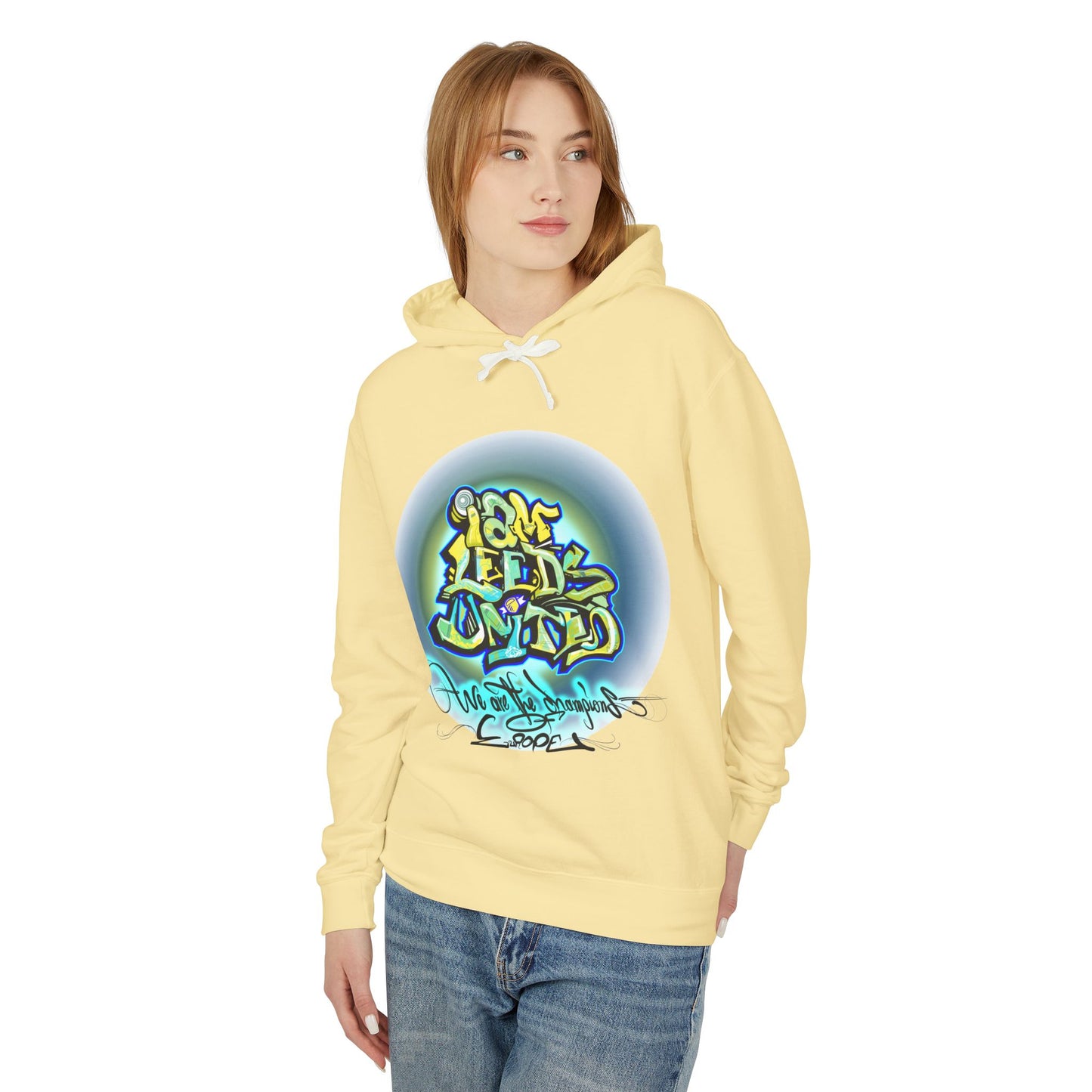 LUFC "I am Leeds United" Hoodie  Lightweight Unisex