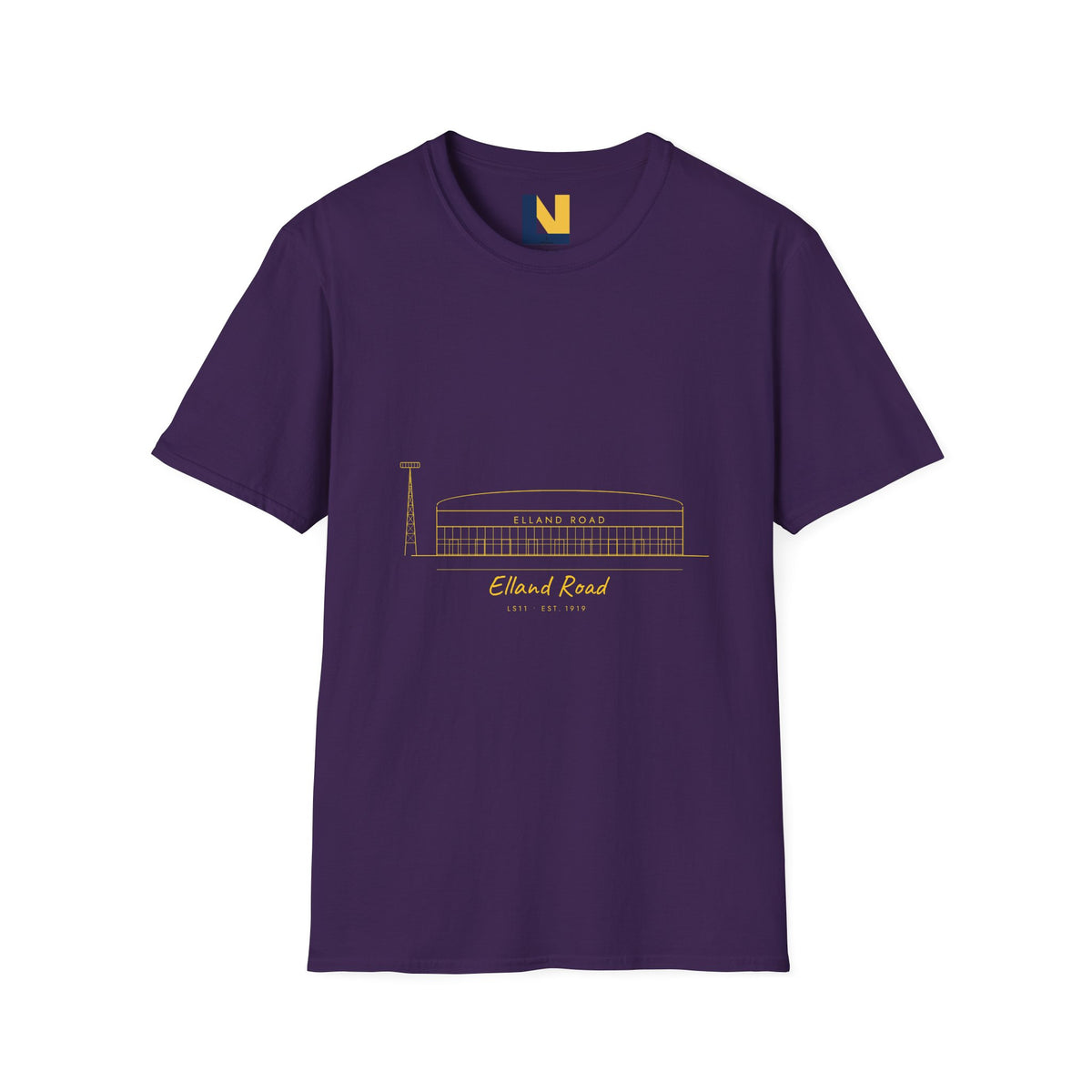 Elland Road Line Art Leeds T-Shirt