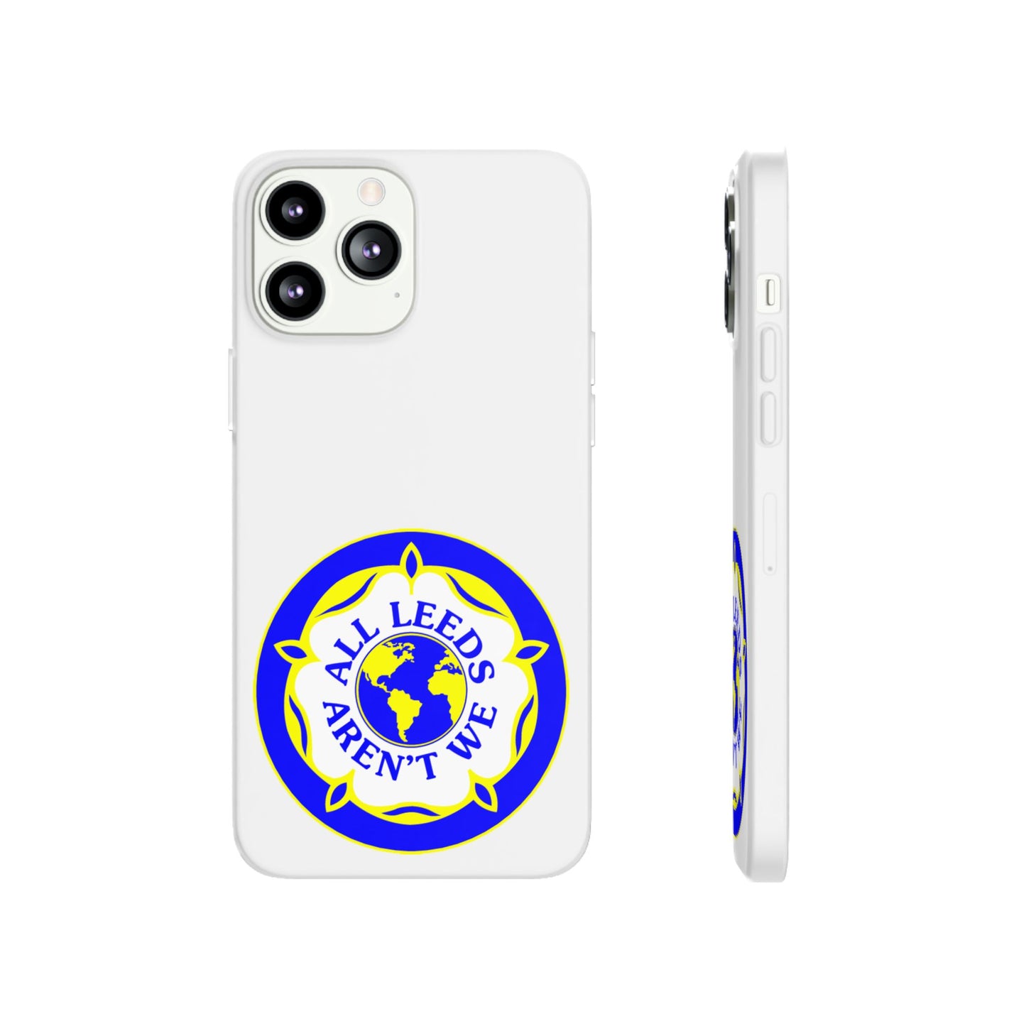 LUFC 'All Leeds Aren't We' Retro  Football: Flexi Case