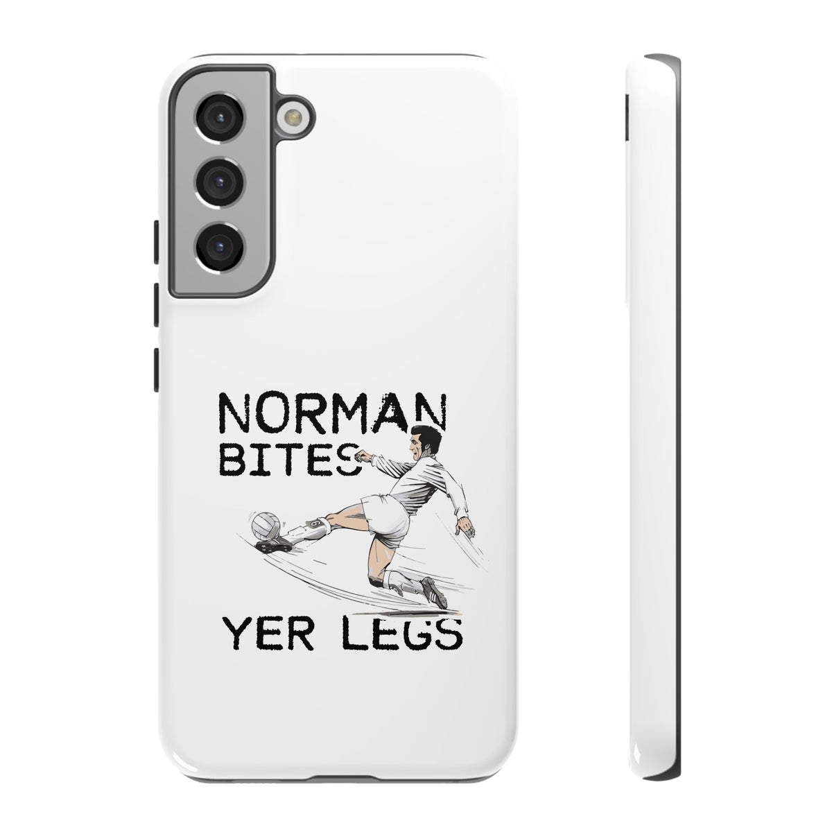 Leeds United NORMAN BITES 'YER LEGS' Phone Case