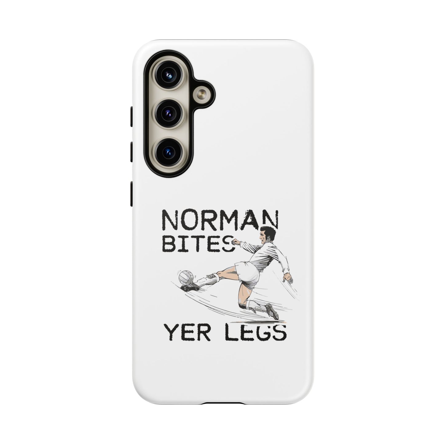 Leeds United NORMAN BITES 'YER  LEGS' Phone Case