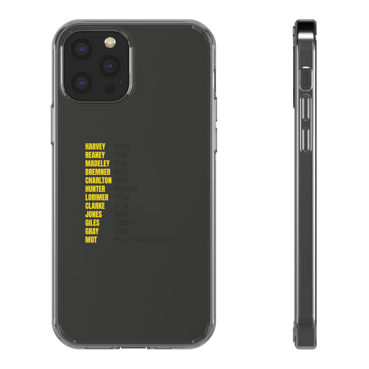 Clear Phone Case - 1972 FA Cup Winners