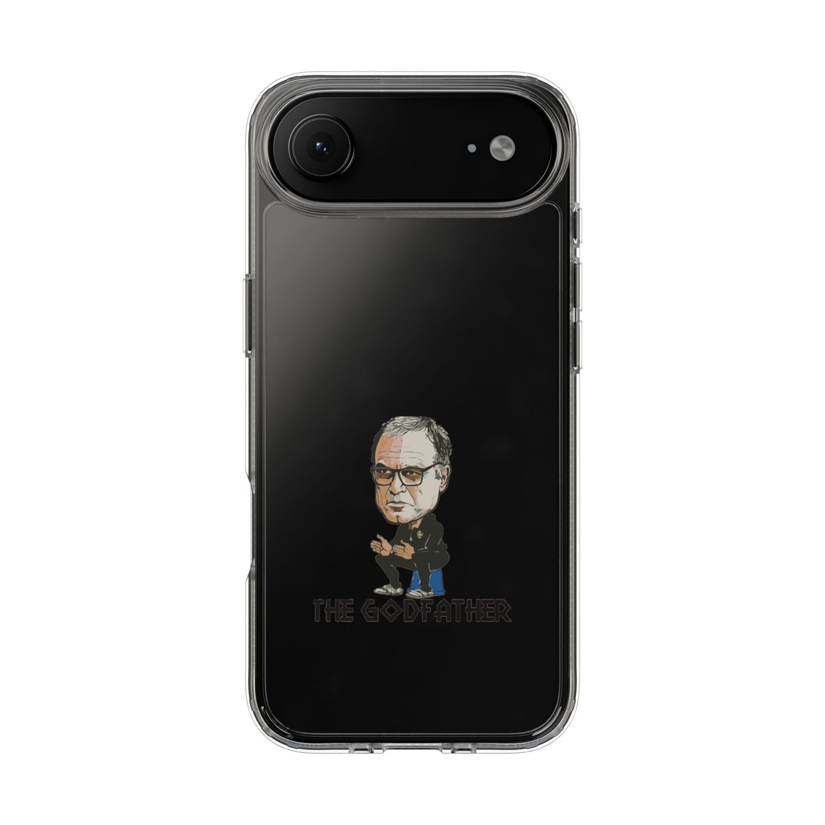 Clear Phone Case - Cartoon Bielsa the Godfather