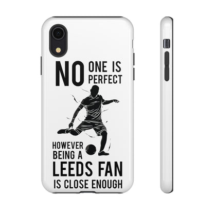 Tøft telefondeksel - Ingen er perfekt, men å være Leeds-fan er nær nok