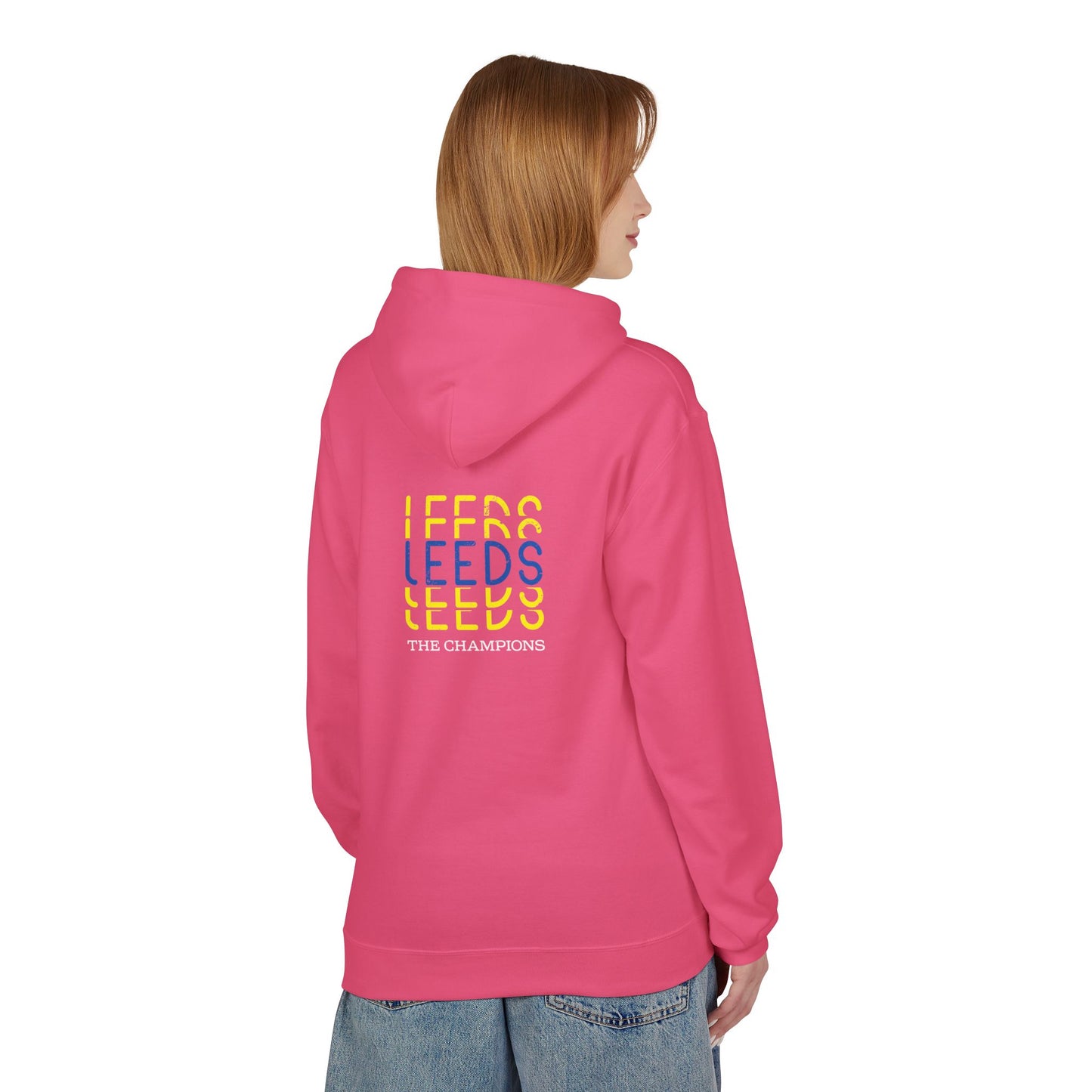 LUFC Softstyle Fleece Hoodie  Midweight Unisex