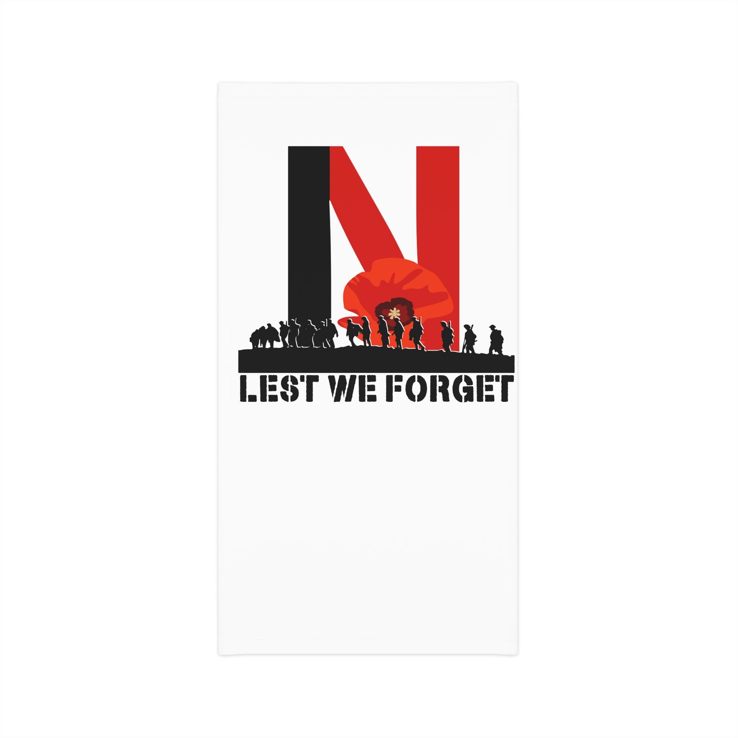 LUFC “Lest We Forget” Winter Neck  Gaiter: Fleece-Lined Cold Weather  Essential
