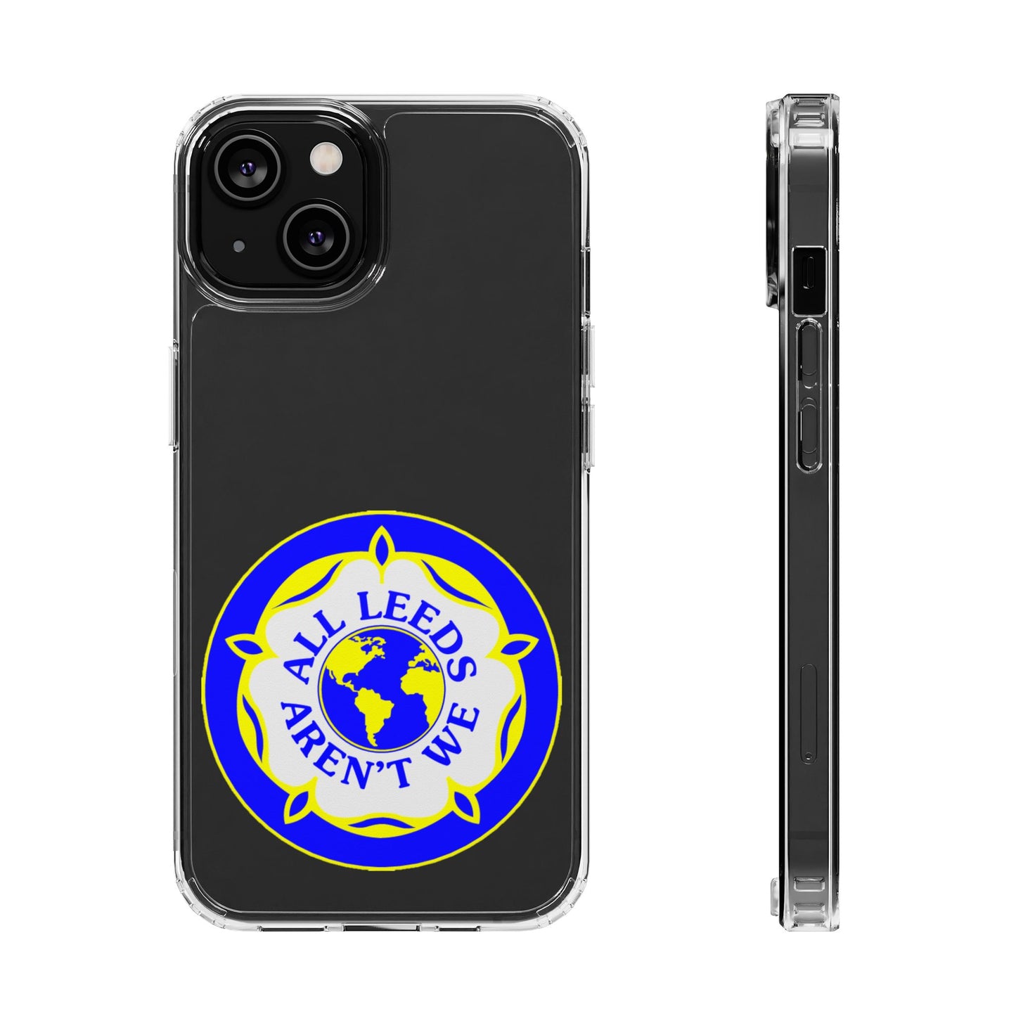 LUFC “All Leeds Aren’t We” Clear  Impact-Resistant Case