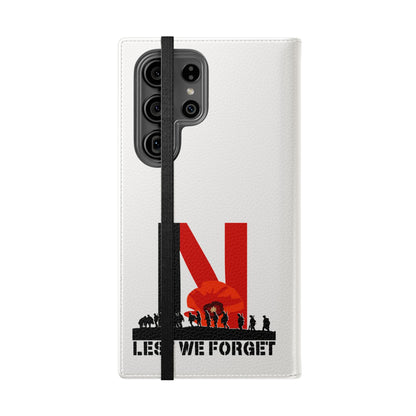 Leeds United "LEST WE FORGET"  Flip Case Phone Wallet