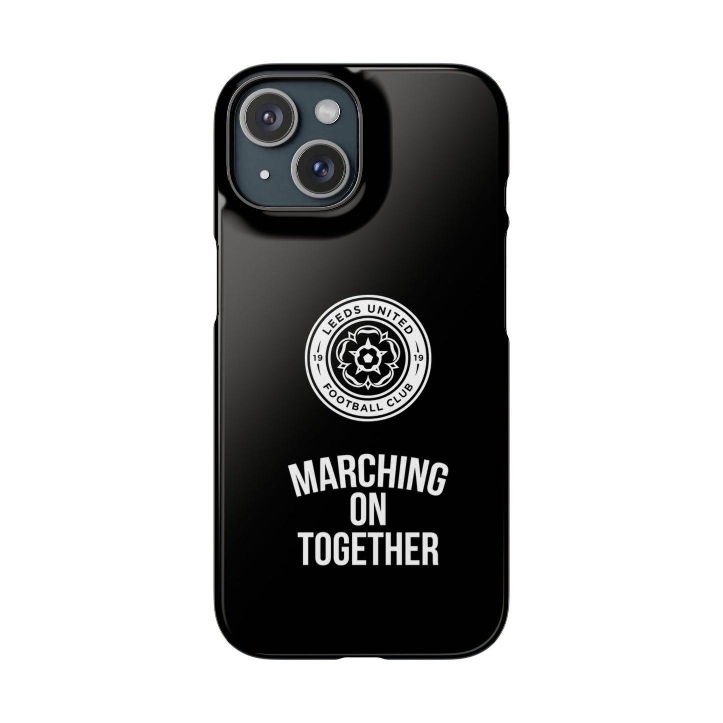 05 Snap Phone Case — "All Leeds Aren't We" Blue & Yellow Emblem