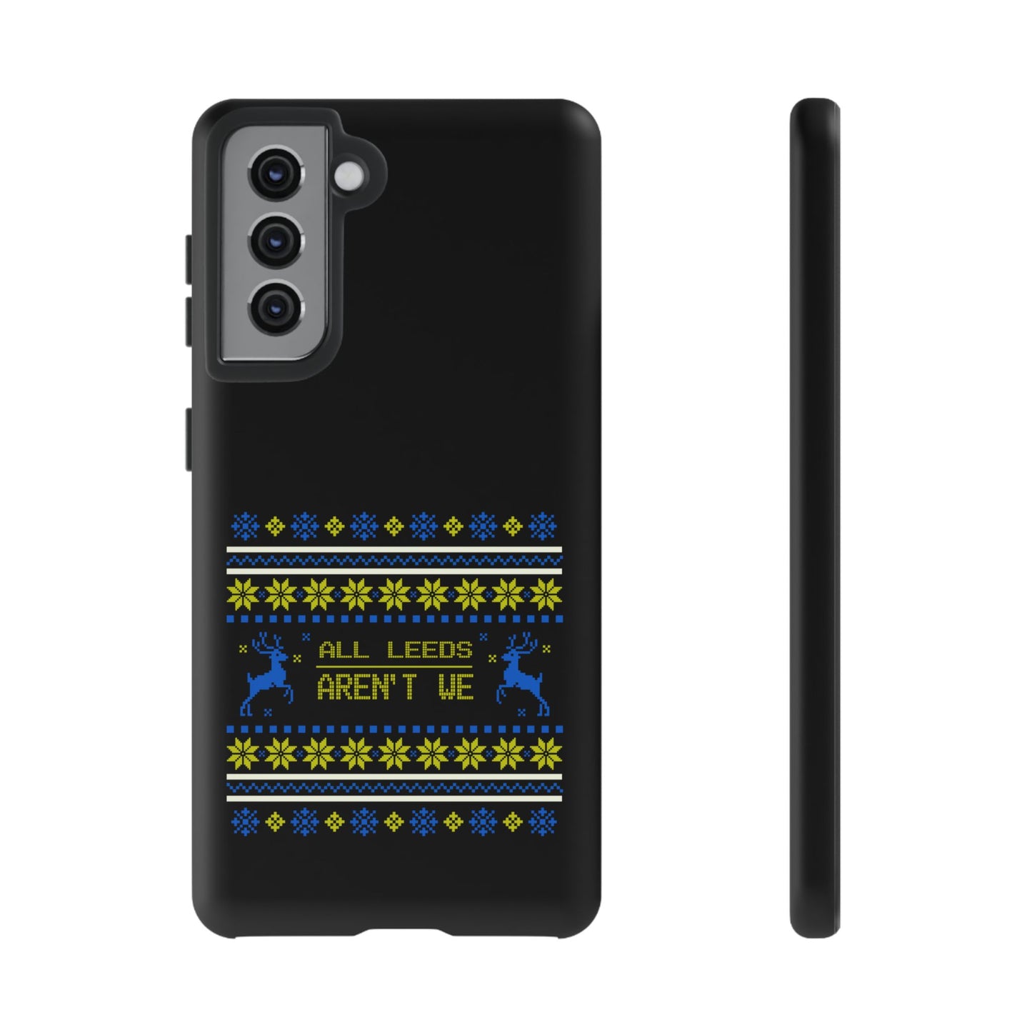 LUFC 'All Leeds Aren't We' Phone  Case: Christmas Edition