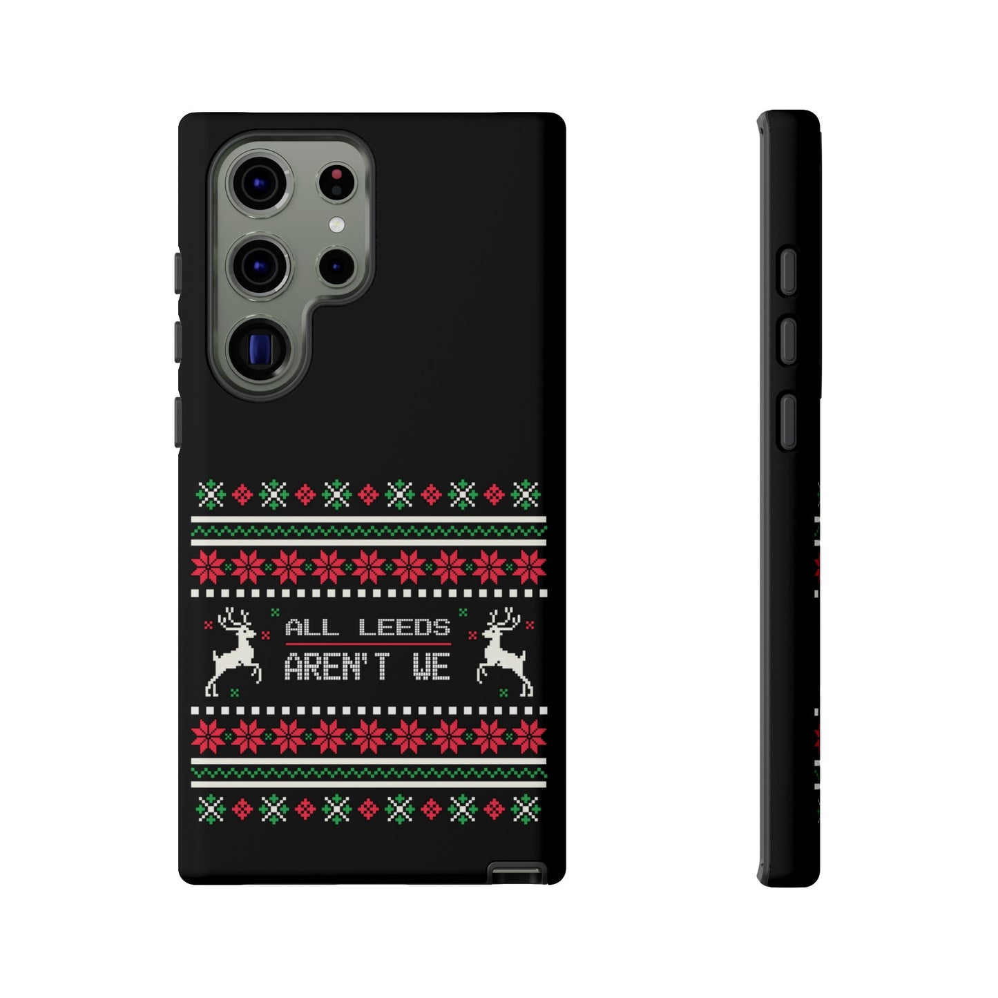 LUFC 'All Leeds Aren't We' Phone  Case: Christmas Edition