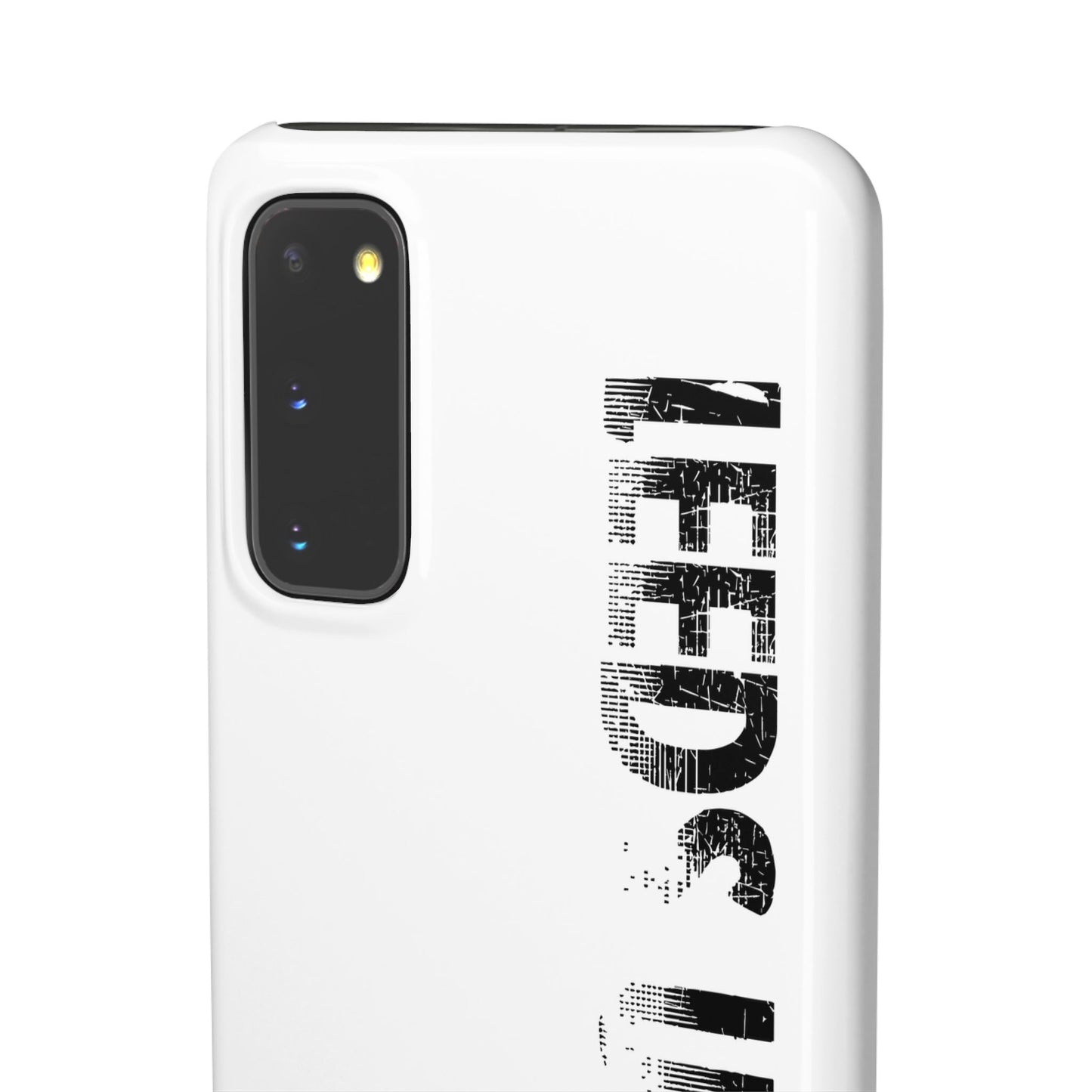 04 Snap Phone Case — "All Leeds Aren't We" Blue & Yellow Emblem