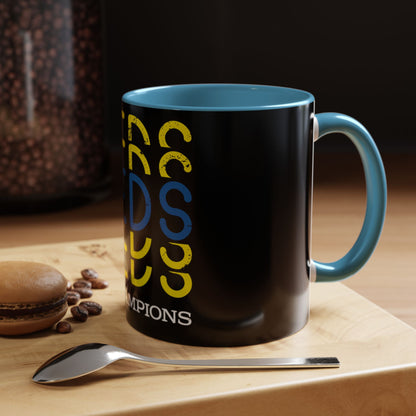 Leeds United “The Champions” Accent  Mug