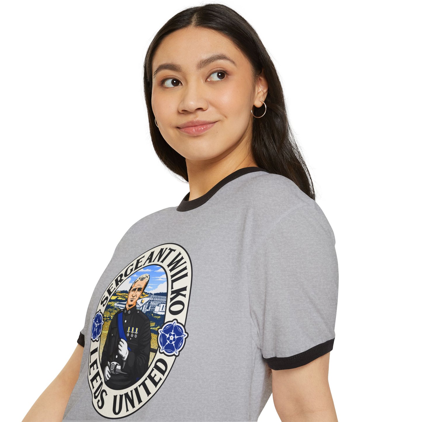 Sergeant Wilko Tribute Tee: Leeds  United Vintage Ringer Shirt