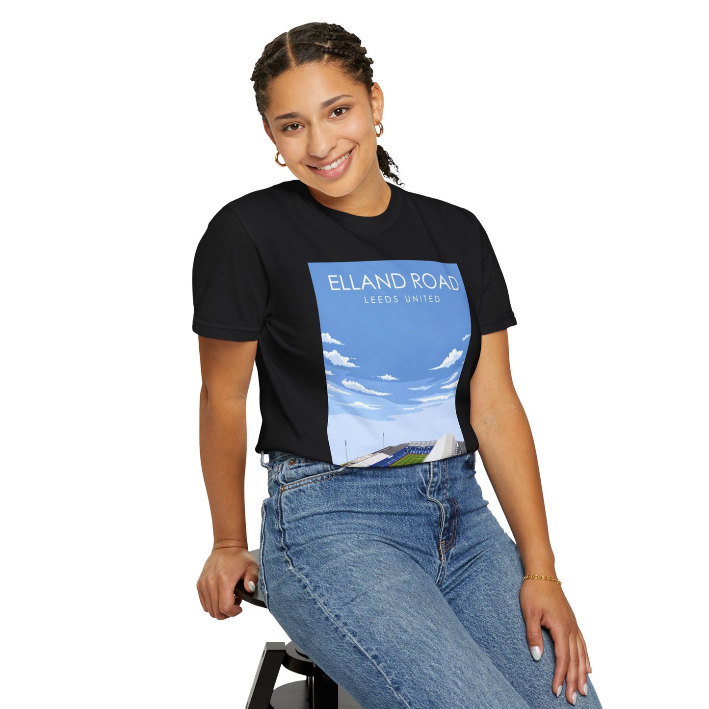 LUFC News Graphic Tee | Garment-Dyed Unisex T-Shirt