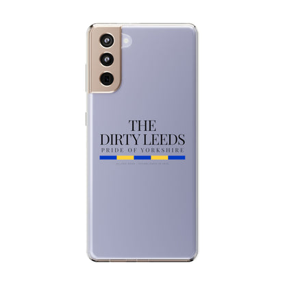 LUFC “The Dirty Leeds: Pride of  Yorkshire” Clear Phone Case - Lufcnews.co.uk