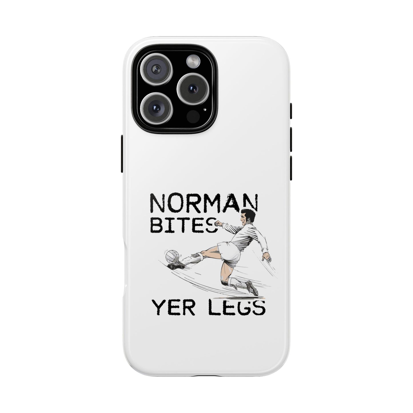 Leeds United NORMAN BITES 'YER  LEGS' Phone Case