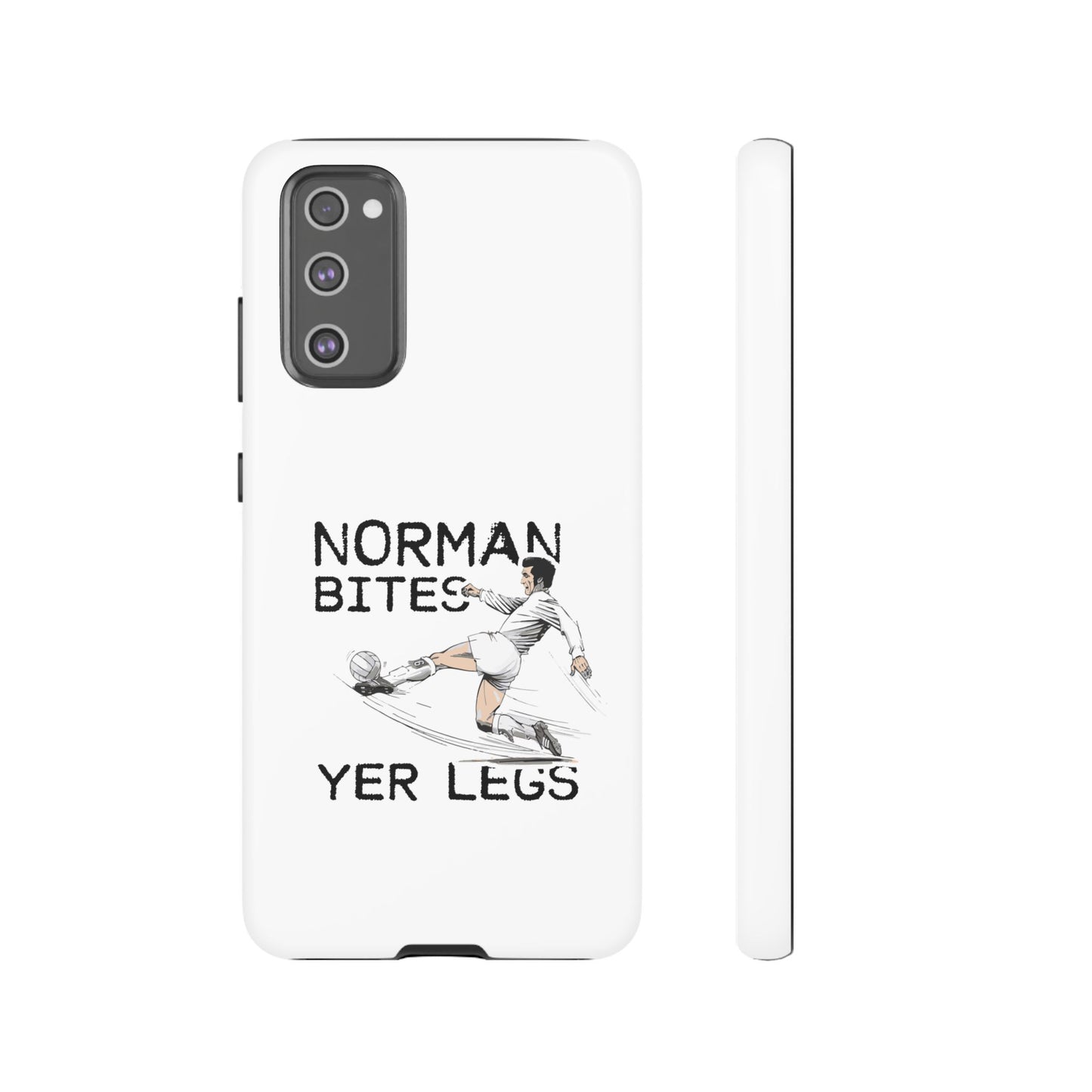 Leeds United NORMAN BITES 'YER  LEGS' Phone Case