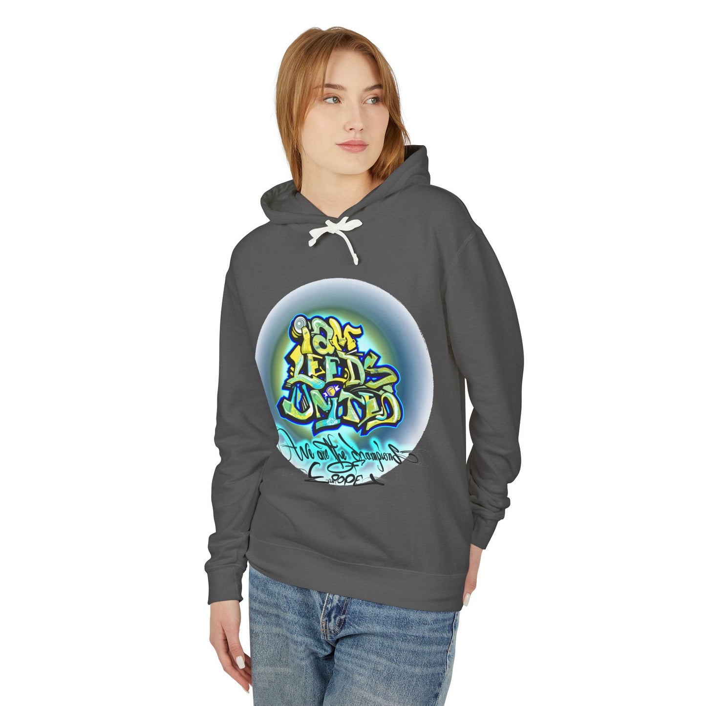 LUFC "I am Leeds United" Hoodie  Lightweight Unisex