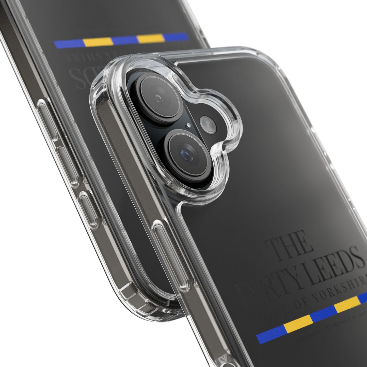 LUFC “The Dirty Leeds: Pride of  Yorkshire” Clear Phone Case - Lufcnews.co.uk