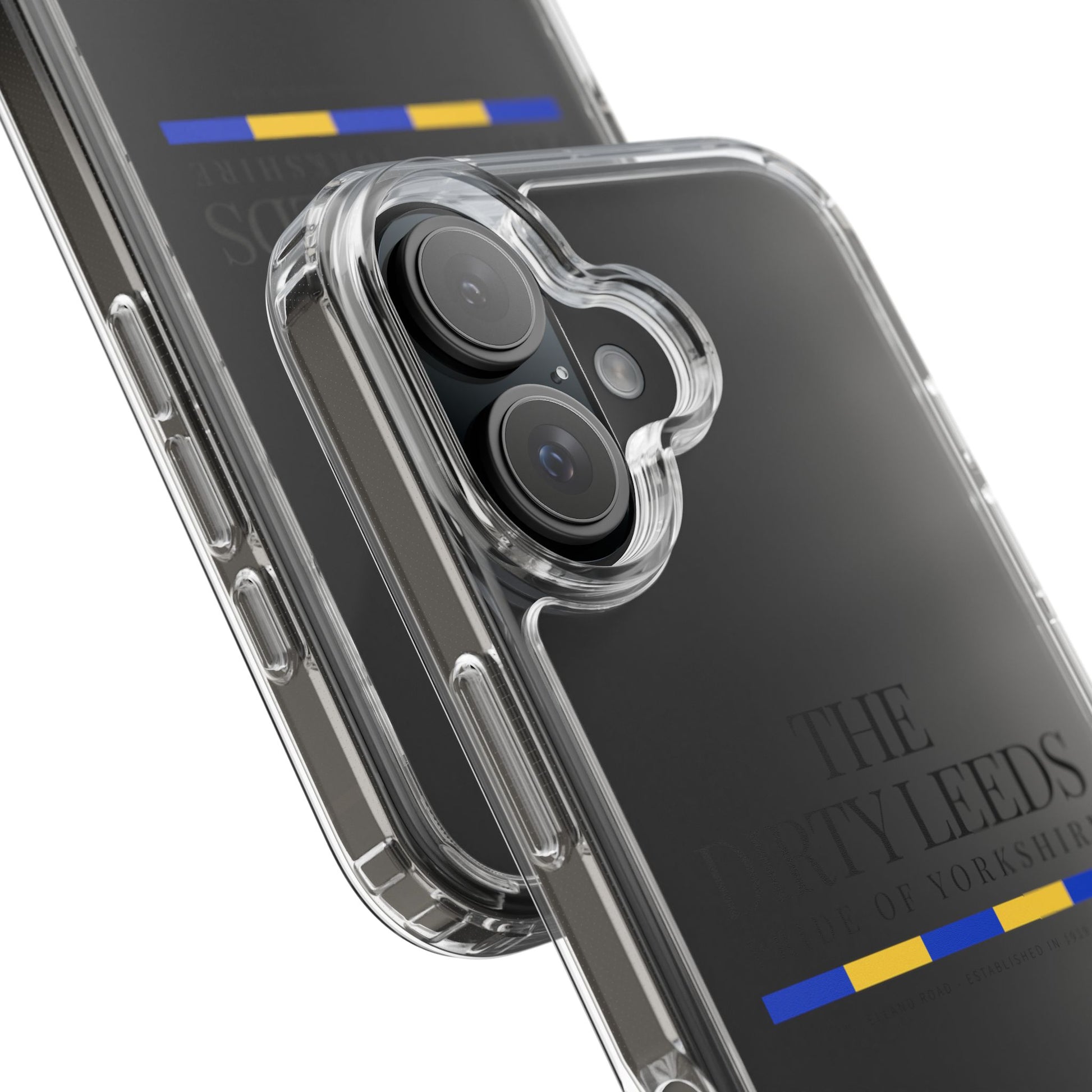 LUFC “The Dirty Leeds: Pride of  Yorkshire” Clear Phone Case - Lufcnews.co.uk