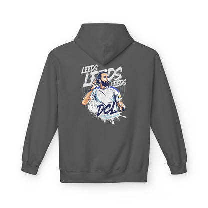 LUFC Softstyle Fleece Hoodie “LEEDS:  Dominic Calvert-Lewin” Midweight  Unisex - Lufcnews.co.uk
