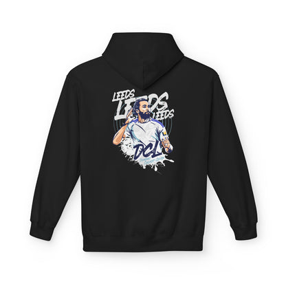 LUFC Softstyle Fleece Hoodie “LEEDS:  Dominic Calvert-Lewin” Midweight  Unisex - Lufcnews.co.uk