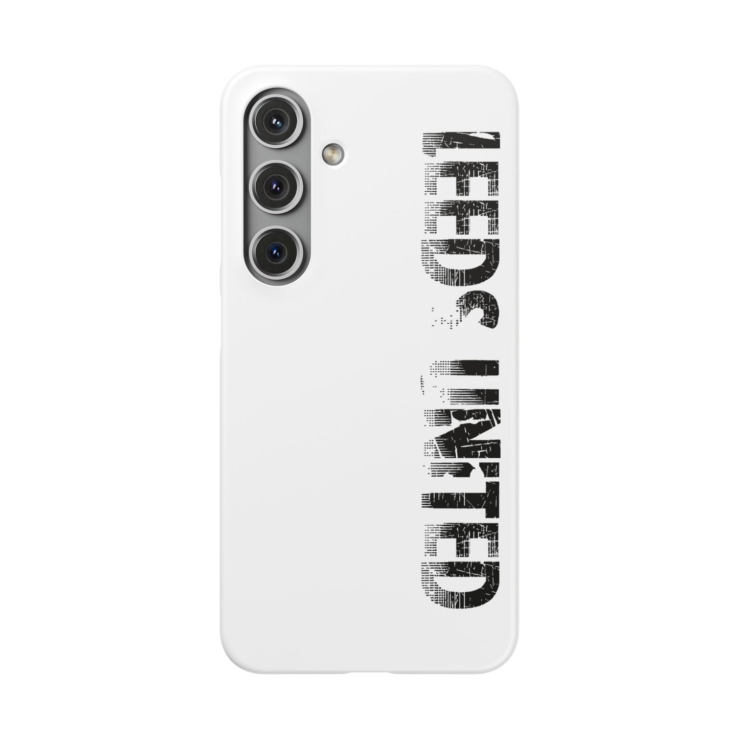 04 Snap Phone Case — "All Leeds Aren't We" Blue & Yellow Emblem