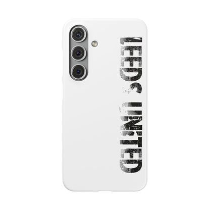 04 Snap Phone Case — "All Leeds Aren't We" Blue & Yellow Emblem