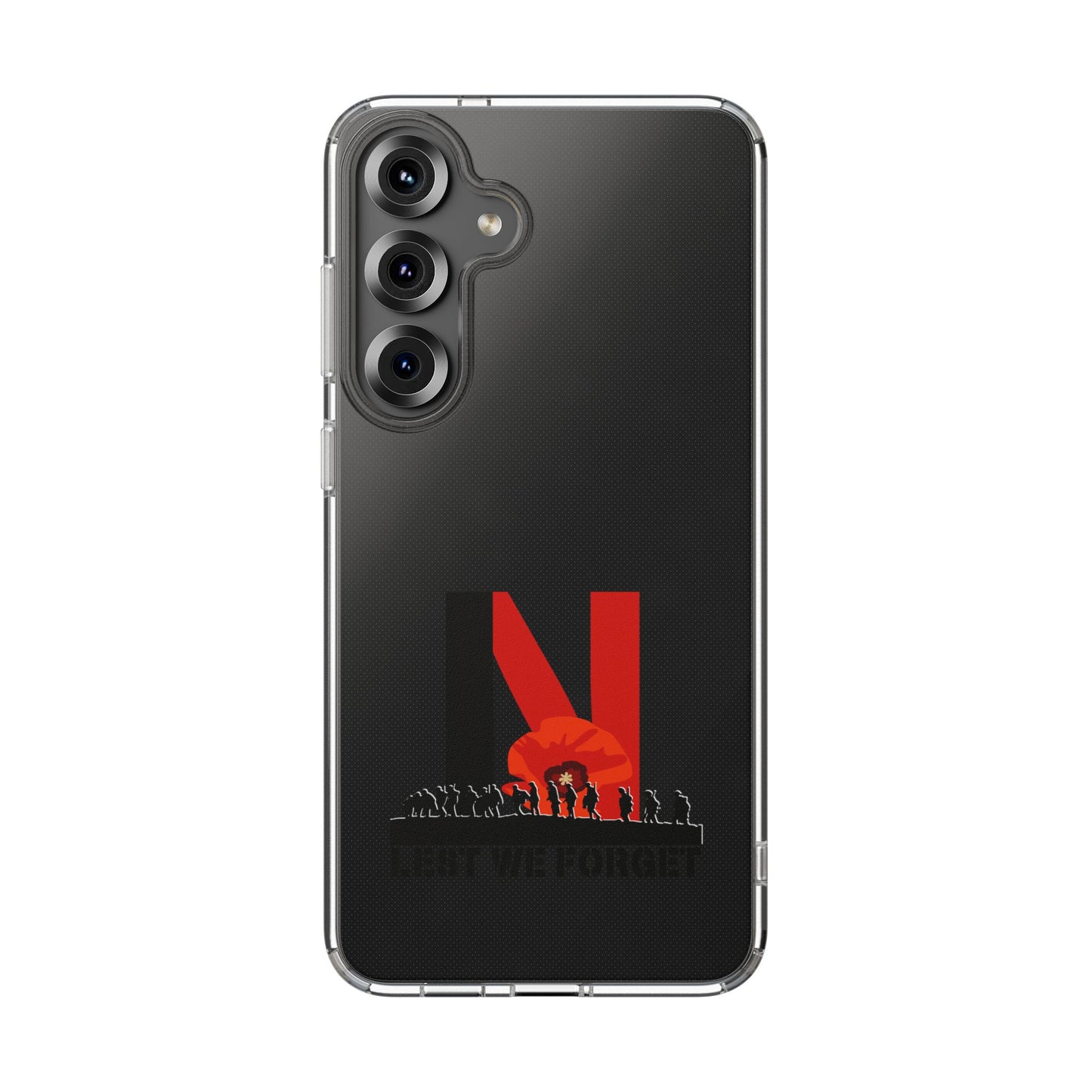 Leeds United “LEST WE FORGET”  Clear Impact-Resistant Case