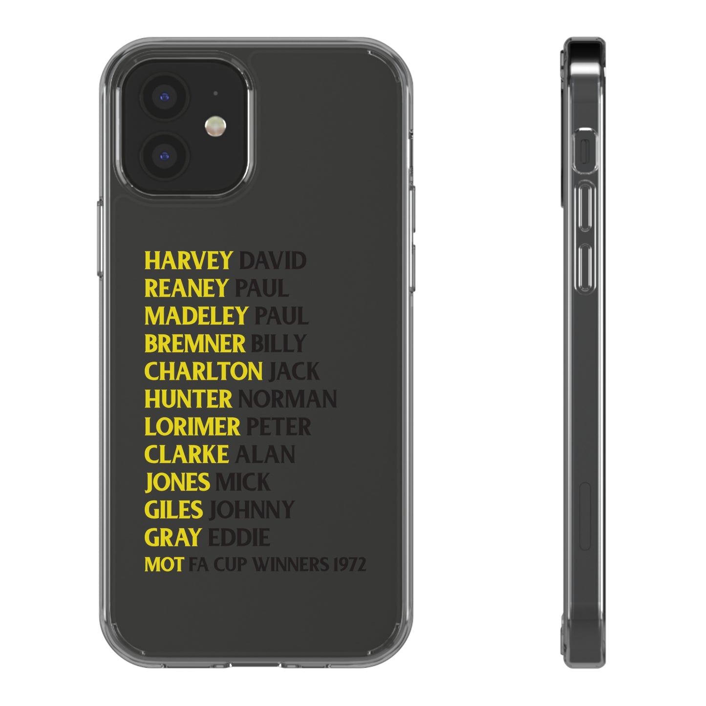 Clear Phone Case - 1972 FA Cup Winners