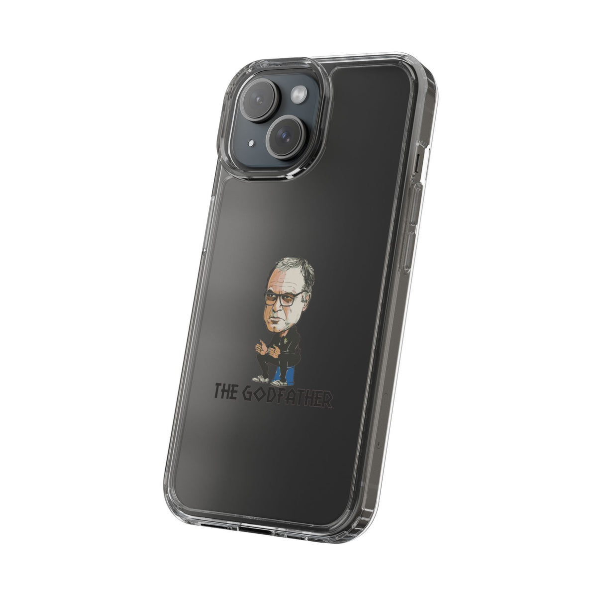 Clear Phone Case - Cartoon Bielsa the Godfather